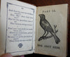 Indians dogs birds flowers 6 chap books c.1840's Merrill juvenile picture book