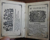Indians dogs birds flowers 6 chap books c.1840's Merrill juvenile picture book