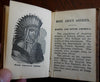 Indians dogs birds flowers 6 chap books c.1840's Merrill juvenile picture book