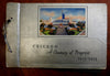 1933 Chicago World's Fair Scrap Album w/ 63 rare antique German religious images