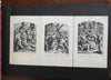 1933 Chicago World's Fair Scrap Album w/ 63 rare antique German religious images