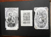 1933 Chicago World's Fair Scrap Album w/ 63 rare antique German religious images