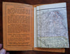 California state c.1910 Judson Freight RR rare large color pocket map