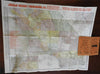 California state c.1910 Judson Freight RR rare large color pocket map