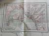 California state c.1910 Judson Freight RR rare large color pocket map