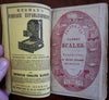 Boston Almanac Mass. 1861 city map rare book advertising business directory