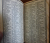 Boston Almanac Mass. 1861 city map rare book advertising business directory