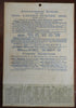 Hood's Sarsaparilla Patent Medicine 1899 Advertising Calendar w/ chromo print