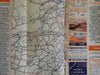 Cabin Trails American Road Atlas 1940 Tourism pamphlet w/ maps Roy A. Walker's