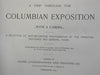 Chicago World's Fair Columbia Exposition 1893 tourist souvenir booklet c70 views