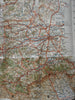 Pyrenees France Automobilistes Bicyclists route map c. 1913 large Taride map