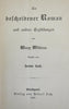 Mary Wilkins Novel 1893 German decorative art nouveau book binding