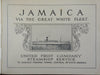 Jamaica British via Great White Fleet 1913 American travel brochure ocean liners