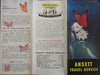 Western Australia Sydney Melbourne Brisbane 1948 cartoon pictorial tourist map