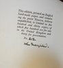 Selected Poems John Masefield 1922 SIGNED limited edition #212 of 530 book