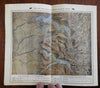Lugano Switzerland Excursion Timetables 1907 splendid art nouveau booklet maps