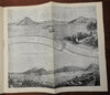 Lugano Switzerland Excursion Timetables 1907 splendid art nouveau booklet maps