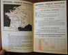 France tourist Art Deco c.1937 Interwar Years Tourist Booklet w/ small maps