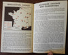 France tourist Art Deco c.1937 Interwar Years Tourist Booklet w/ small maps