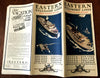 Eastern Steamship Lines Illustrated Advertising Pamphlet 1927 Boston & Yarmouth