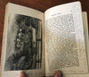Kenilworth Castle United Kingdom c.1890 illustrated souvenir tourist guide & map