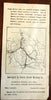 Route of Mass. Minute Men c. 1910 Electric Car tour illustrated tourist brochure