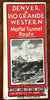 Denver & Rio Grande RR lines 1938 Western U.S. Travel Brochure Royal Gorge Route