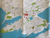 Scandinavia Tourist Denmark Norway Belgium Oslo Brussels 1950's Lot x 5 maps