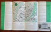 Scandinavia Tourist Denmark Norway Belgium Oslo Brussels 1950's Lot x 5 maps