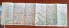 Scandinavia Tourist Denmark Norway Belgium Oslo Brussels 1950's Lot x 5 maps