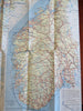 Scandinavia Tourist Denmark Norway Belgium Oslo Brussels 1950's Lot x 5 maps