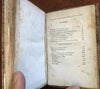 Collected Poems of Theveneau c. 1790 illustrated leather book 6 engraved plates