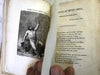 Collected Poems of Theveneau c. 1790 illustrated leather book 6 engraved plates