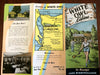 White Owl Cabins Lake Winnipesaukee New Hampshire c. 1940's tour brochure w/ map