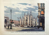 Milano Views Street Scenes & Views c 1930 Grossi souvenir album 12 color plates