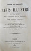 Paris Illustrated rare guide book 1863 Joanne pictorial w/ large city plan map