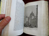 Paris Illustrated rare guide book 1863 Joanne pictorial w/ large city plan map
