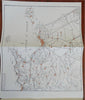 Naples Italy Napoli c. 1951 Illustrated Travel Brochure w/ map Tourist's Carnet