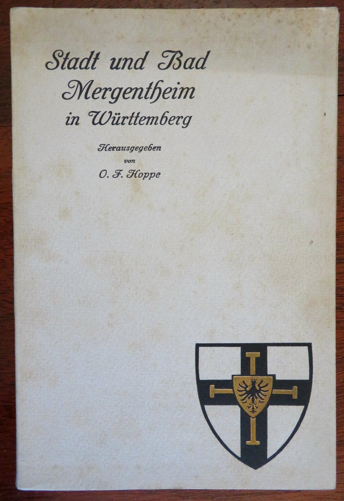 Mergentheim Württemberg Germany 1911 illustrated guide book & local history