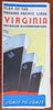 Panama Pacific Lines S.S. Virginia c. 1920's illustrated travel brochure w/ map