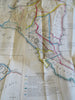 Central American Affairs 1856 w/ huge hand color Caribbean map US House Document