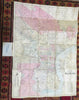 Philadelphia Pennsylvania 1891 J.L. Smith large City Plan linen detailed fishing