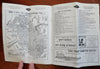 Charleston South Carolina 1941-2 illustrated tourist brochure w/ map