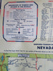 Nevada Tourist Guide Las Vegas Reno Carson City Lake Tahoe 1951 brochure w/ maps