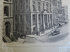 New York City Famous Buildings Churches Street Scenes 1871 Lot x 10 litho prints
