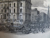 New York City Famous Buildings Parks Street Scenes 1869 Lot x 10 litho prints
