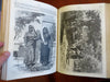 Frank Leslie's Popular Monthly 1880 pictorial leather bound periodical 6 months