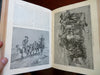 Century illustrated Magazine 2 leather books 1887-1888 pictorial wood cuts