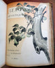 Bing Le Japon Artistique Japan c.1889 rare leather book 12 issues color plates