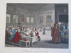 Industry & Idleness Hogarth Scenes c. 1850's Lot x 9 fine hand colored prints